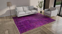 Purple Samsara Wool Rug - 8'1" x 9'10"