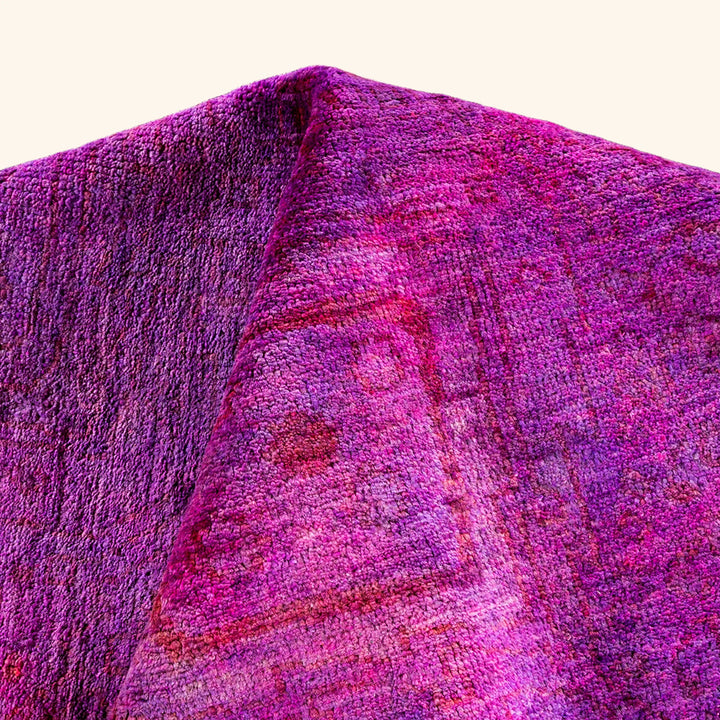 Purple Transitional Wool Rug - 8'1" x 9'10"