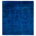 Blue Transitional Wool Rug - 5'2" x 5'6"