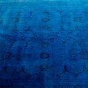Blue Transitional Wool Rug - 5'2" x 5'6"