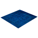 Blue Transitional Wool Rug - 5'2" x 5'6"