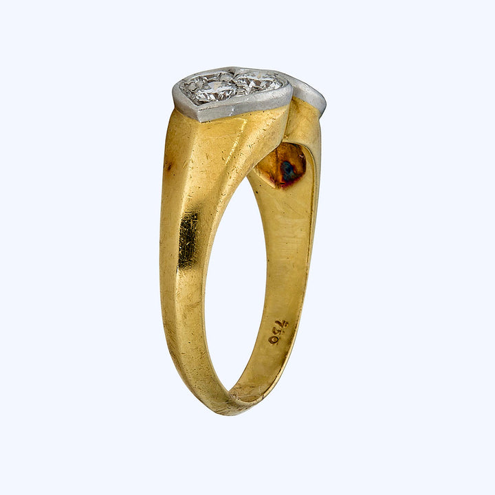 Tiffany Double Heart Diamond Ring