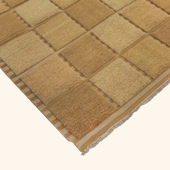 Image for Brown Multicolored Swedish-Inspired Wool Rug - 10' x 14'