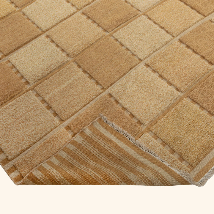 Image for Brown Multicolored Swedish-Inspired Wool Rug - 10' x 14'