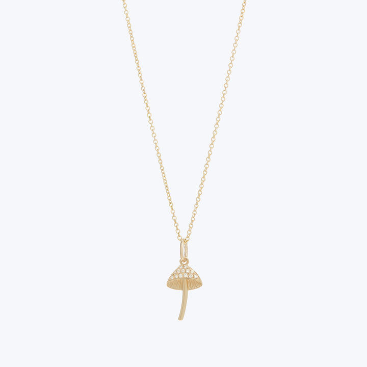 Pave Mushroom Pendant