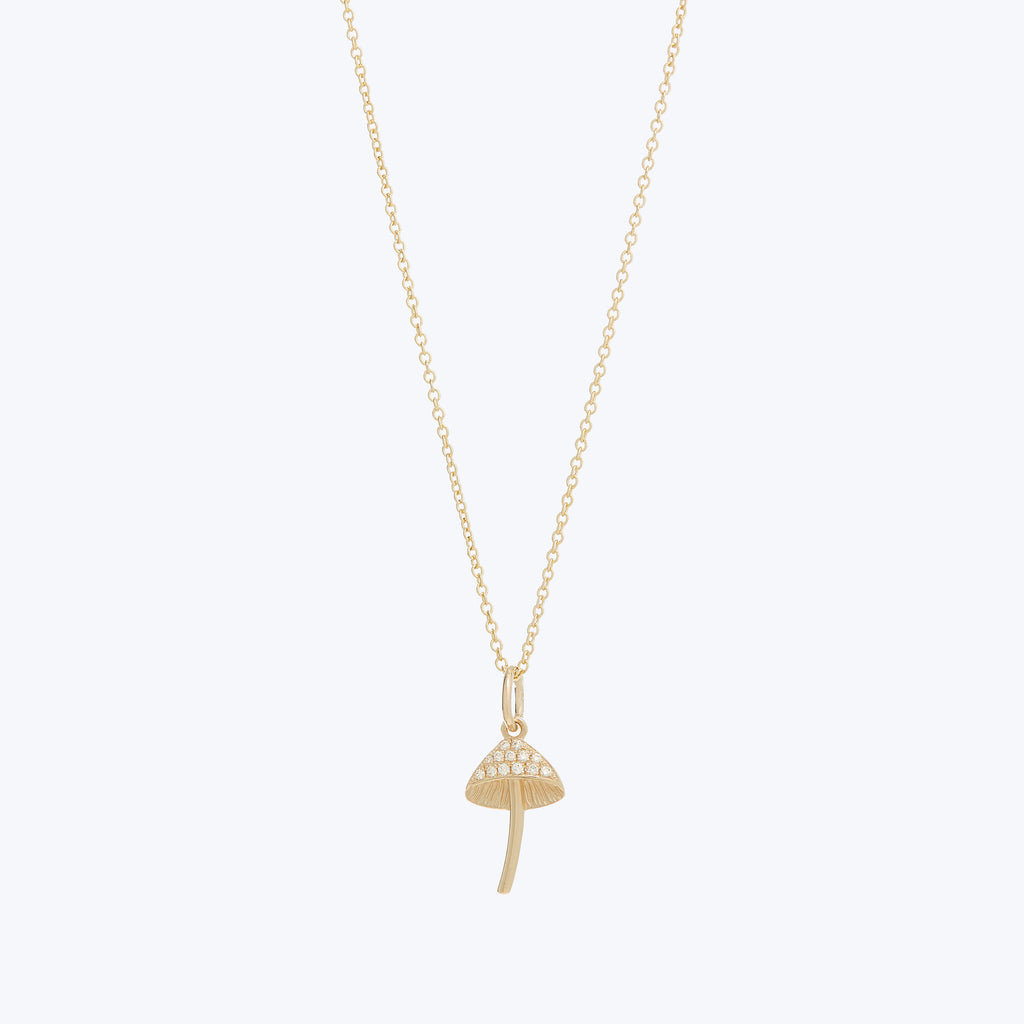 Pave Mushroom Pendant