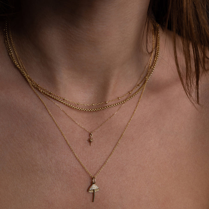 Pave Mushroom Pendant