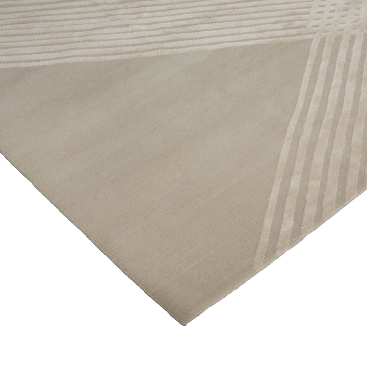 Contemporary Wool/Silk/Linen Rug - 9' x 12'