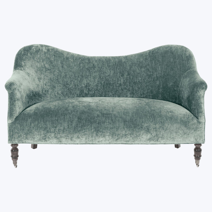 Dromedary John Derian Loveseat Aqua