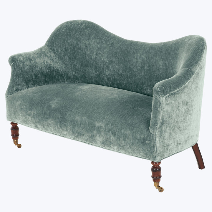 Dromedary John Derian Loveseat Aqua