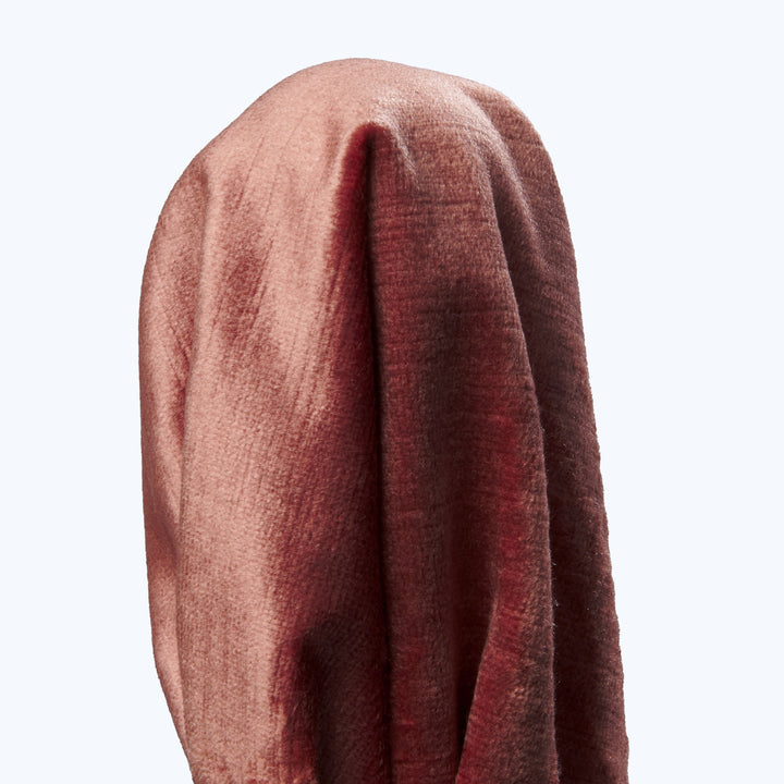 Cobble Hill Swatch Brussells, Performance Textured Velvet / Rosewood