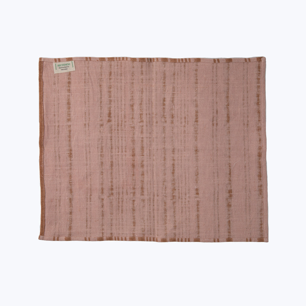 Coconut Pink Stripe Linen Placemat