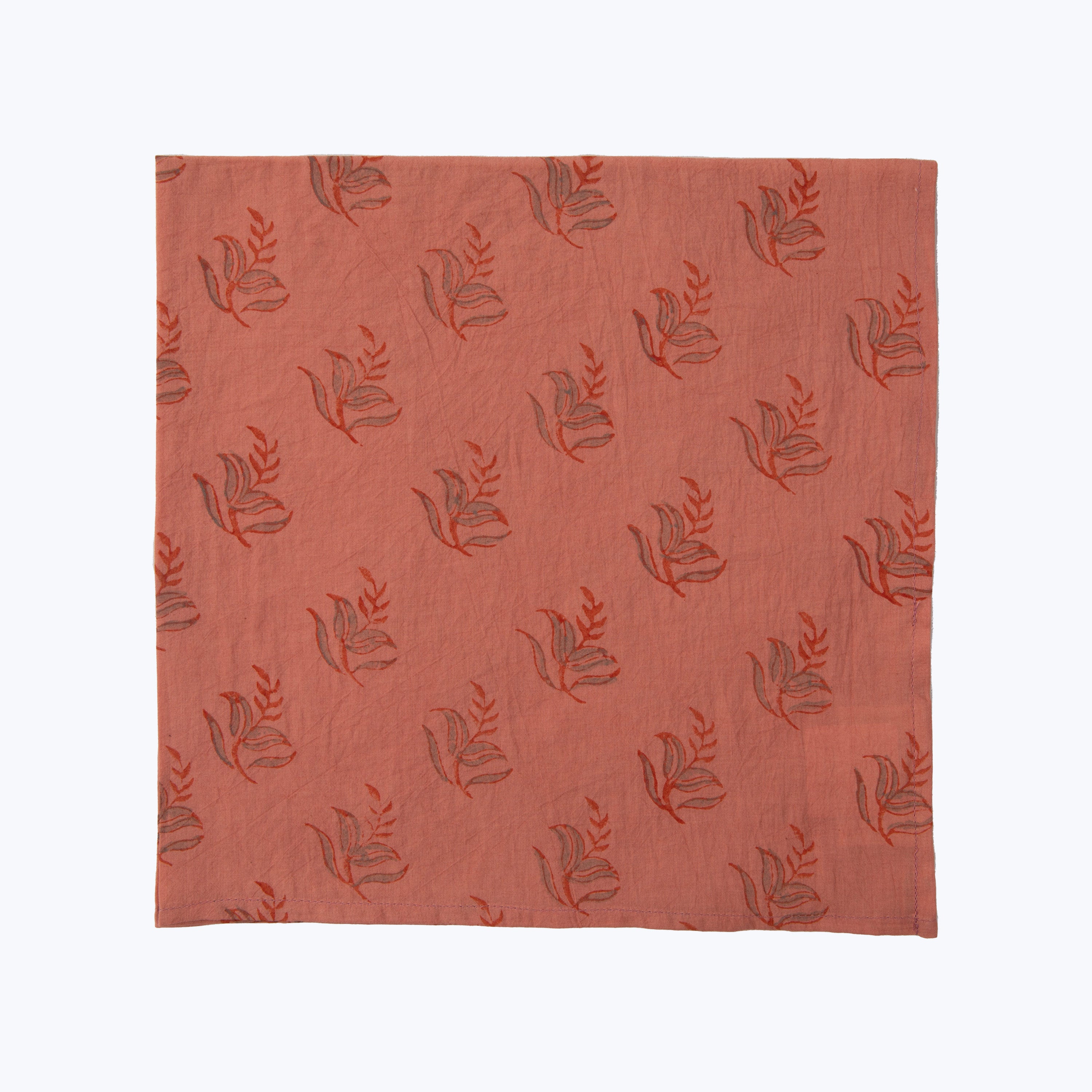 Orange Floral Napkin