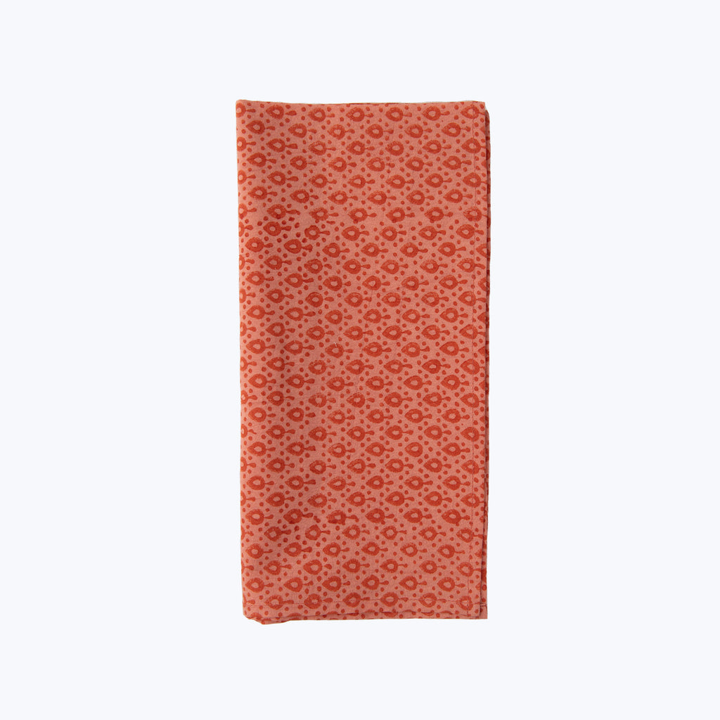 Orange Print Napkin