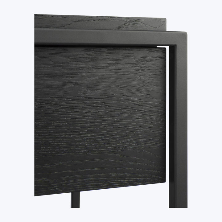 Monolit Bedside Table Black