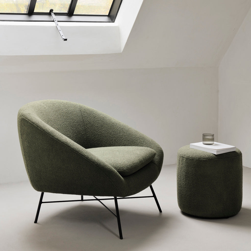 Barrow Lounge Chair Pine Green