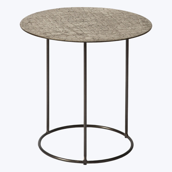 Celeste Side Table 18"W x 17"H / Taupe