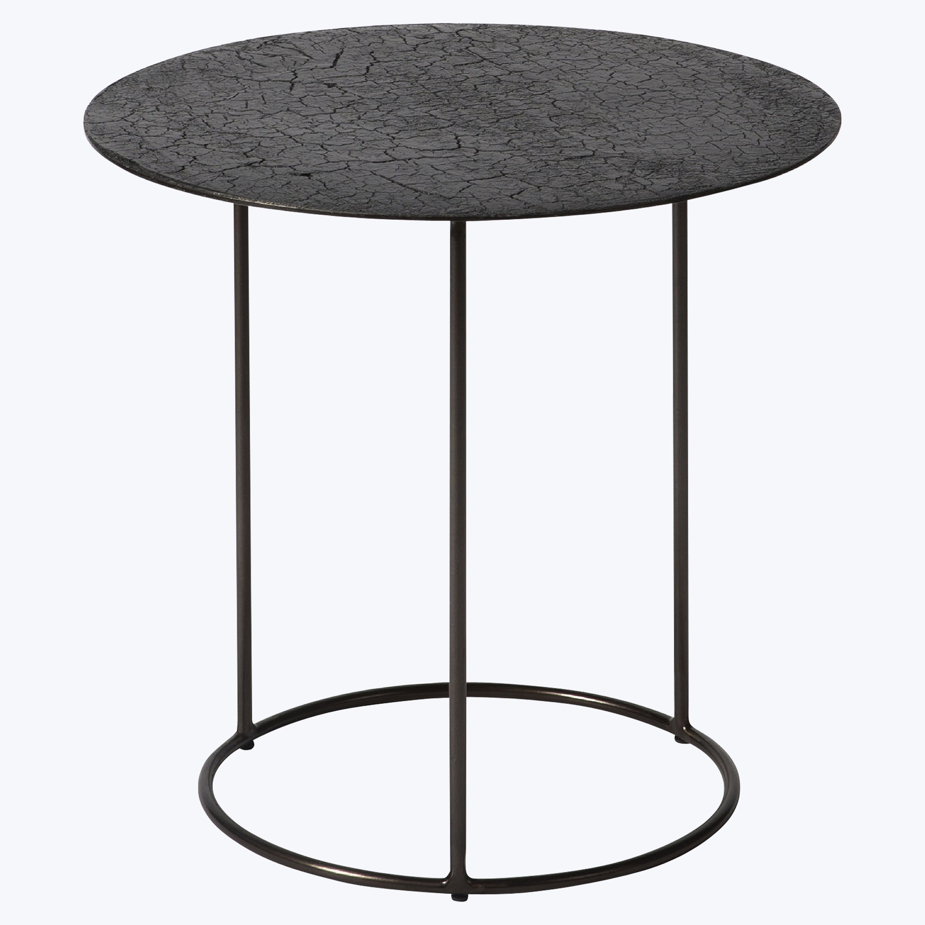 Celeste Side Table 18"W x 17"H / Black