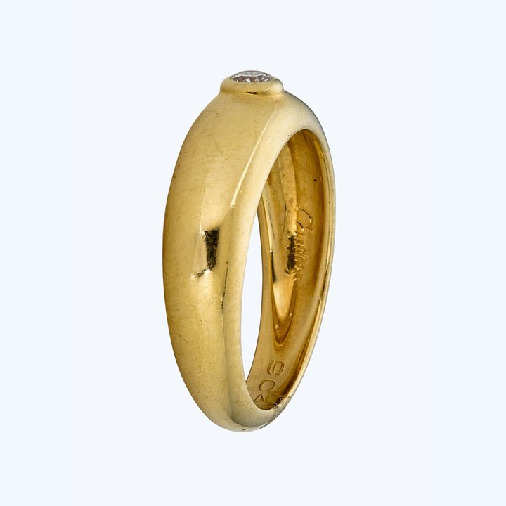 1990s Cariter .05 ct. Diamond Solitaire Ring