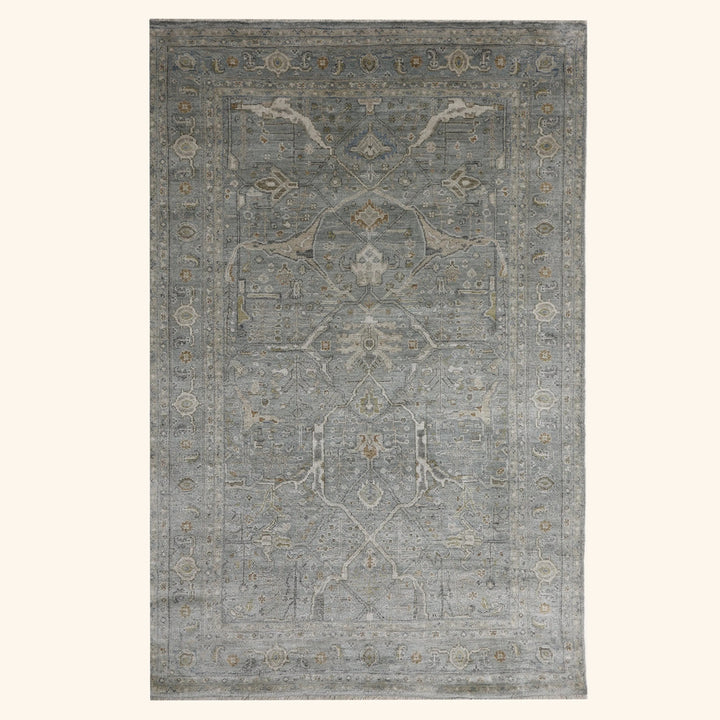 Transitional Silk Rug - 4' x 6'