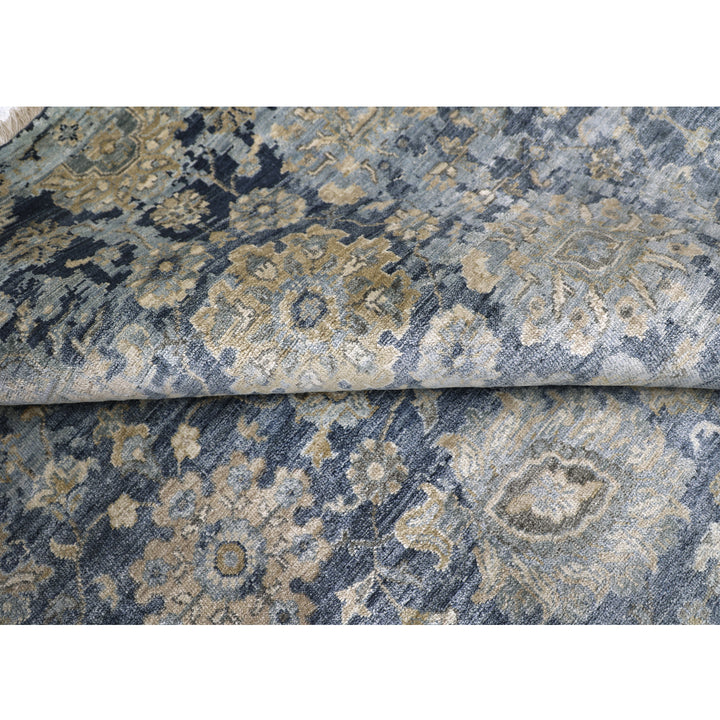 Transitional Silk Rug - 6' x 9'