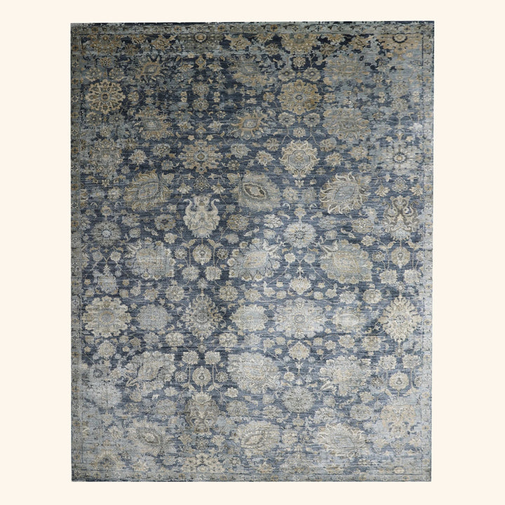 Transitional Silk Rug - 6' x 9'