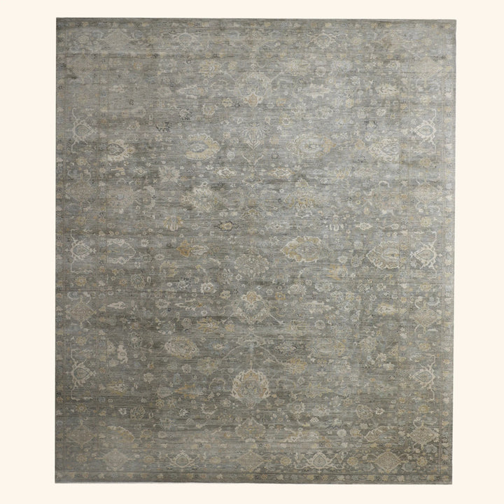 Transitional Silk Rug - 10' x 14'