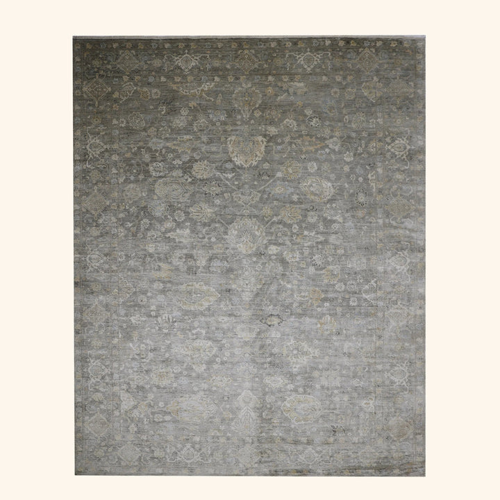 Transitional Silk Rug - 9' x 12'
