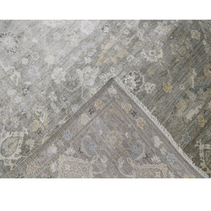 Transitional Silk Rug - 9' x 12'