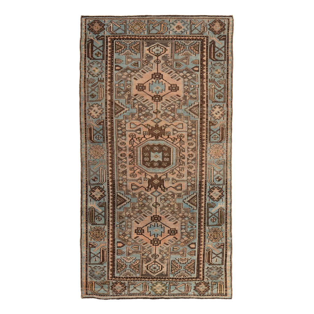 Blue Malayer Vintage Rug - 3'6" x 7'