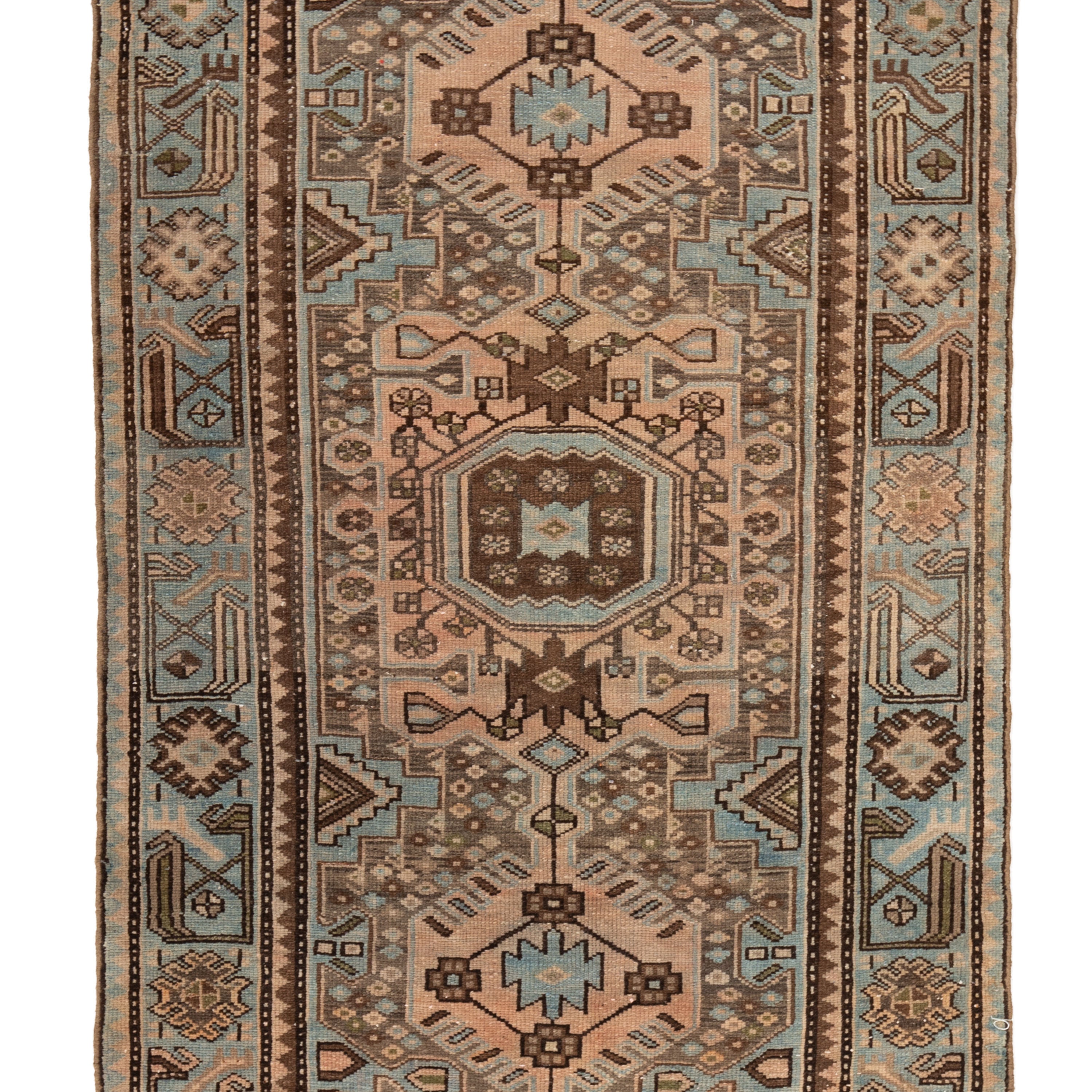 Blue Malayer Vintage Rug - 3'6" x 7'