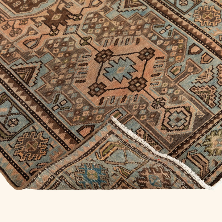 Blue Malayer Vintage Rug - 3'6" x 7'