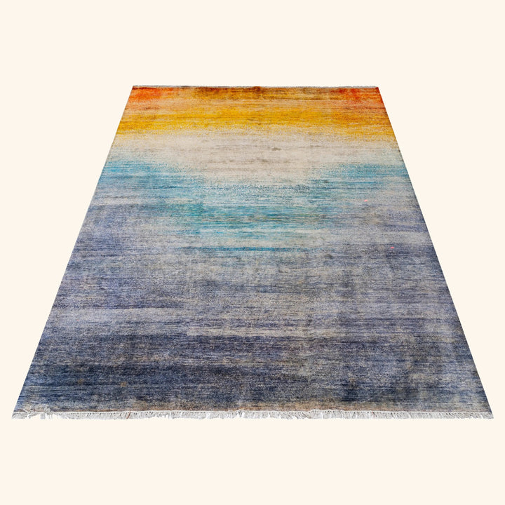 Contemporary Silk Rug - 8' x 10'1"