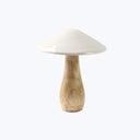 Mango Wood & Enamel Mushroom