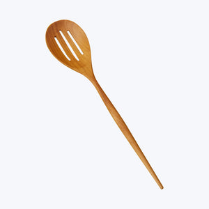 Padma Teak Slotted Spoon - hover