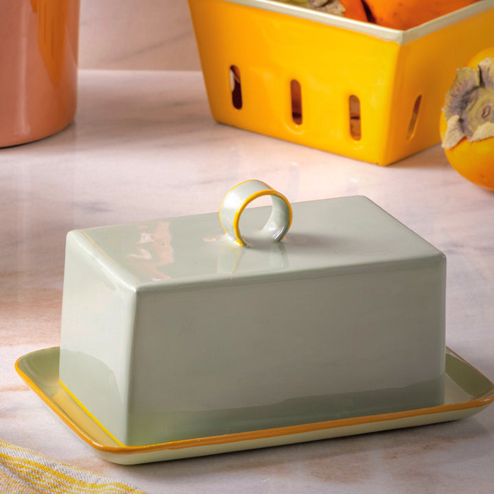 Harlow Bright Butter Dish