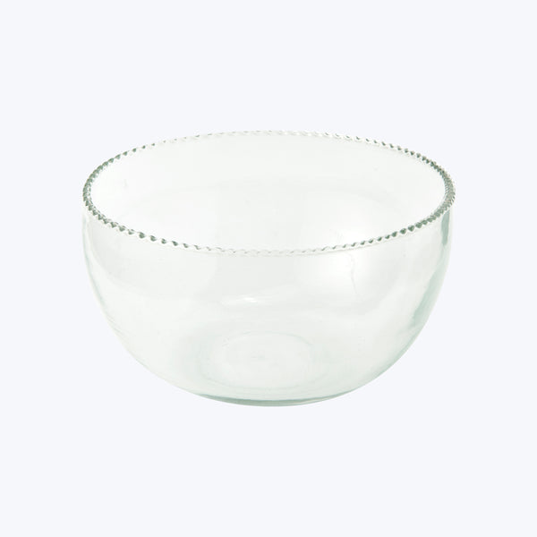Ruffle Glass Bowl Small