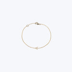 Love Letter Pavé Initial Bracelet A