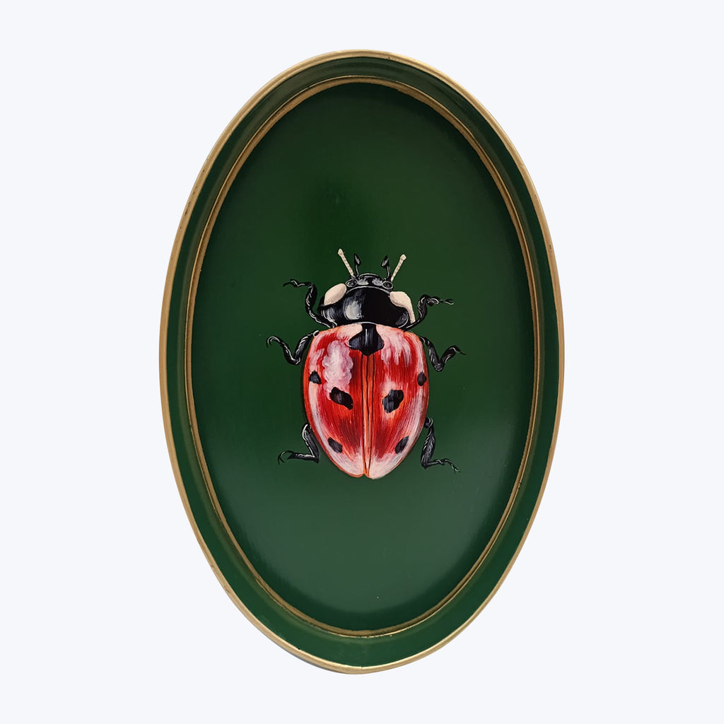 Green Ladybug Iron Tray