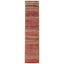 Red Alchemy Transitional Silk & Wool Runner - 3' x 12'6"