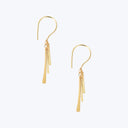 Sycamore 18kt Gold 3 Bar Hook Earrings