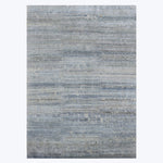 Grey Nu Vibrant Tibetan Modern Silk Rug - 10' x 14'
