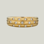18K Yellow Gold Diamond Constellation Ring