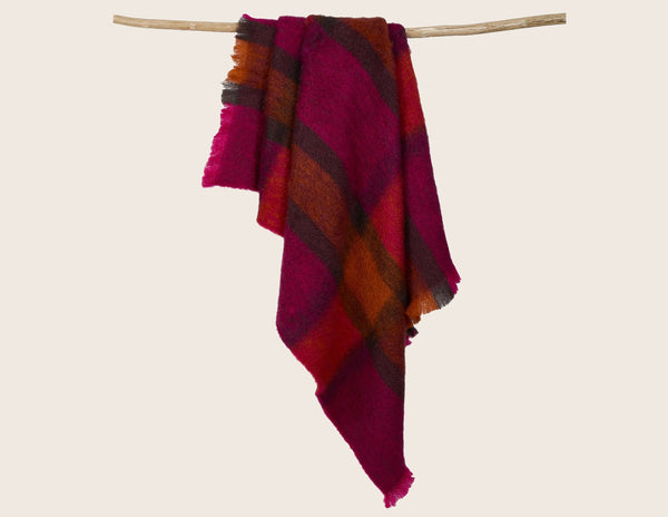 abcDNA Mohair Throw