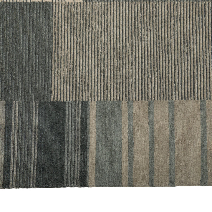 Modern Handknotted Wool Rug - 9' x 12'