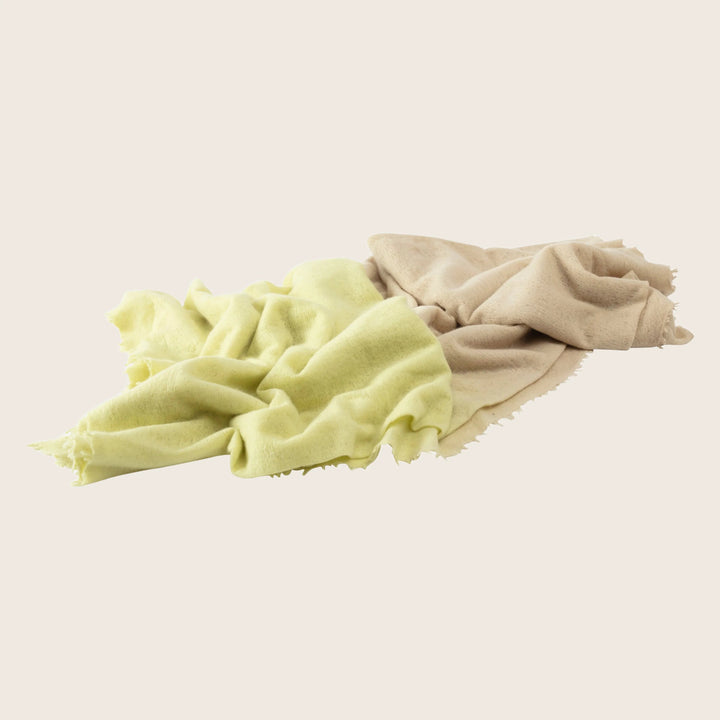Degradee Open Knitted Cashmere Throw