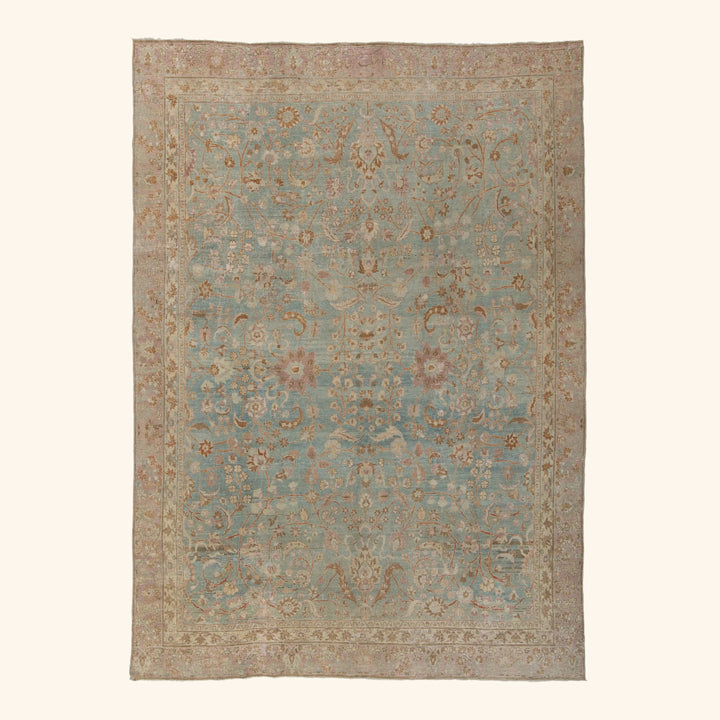 Antique Tabriz - 8'9" x 12'6"