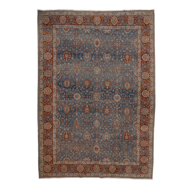 Antique Tabriz - 9' x 12'10"