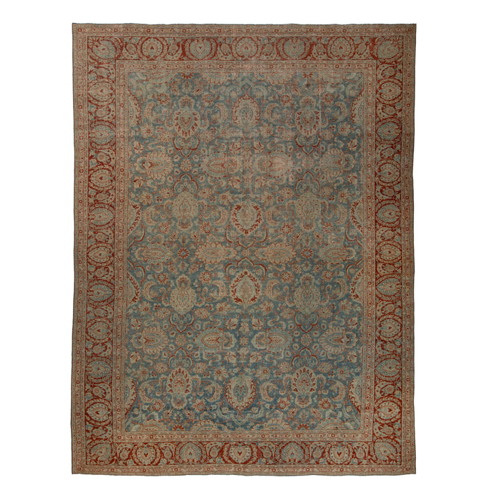 Antique Tabriz - 9'7" x 12'