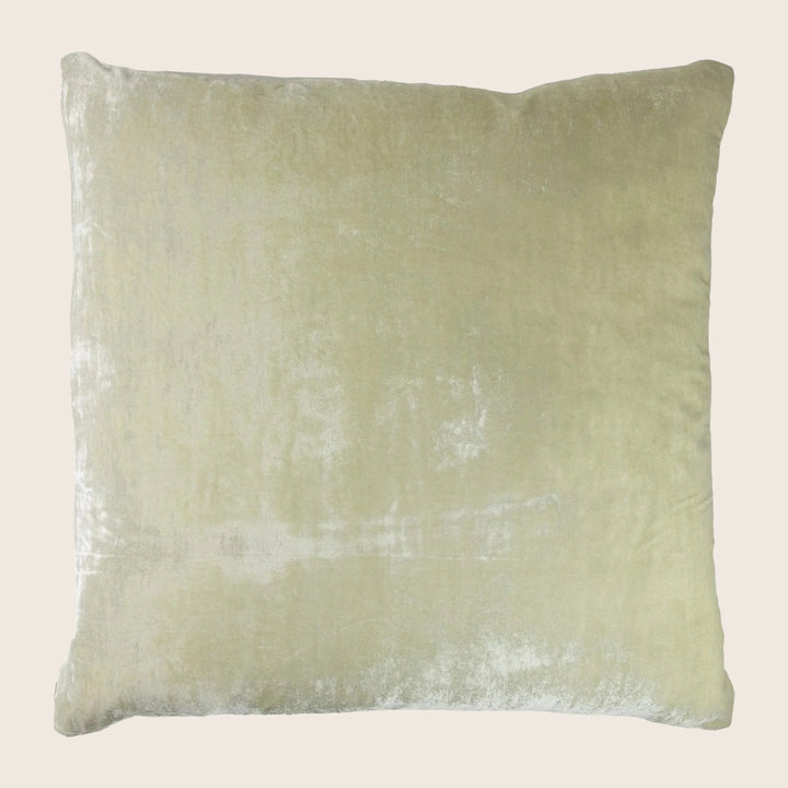 Luminous Quilted Velvet Euro Pillow